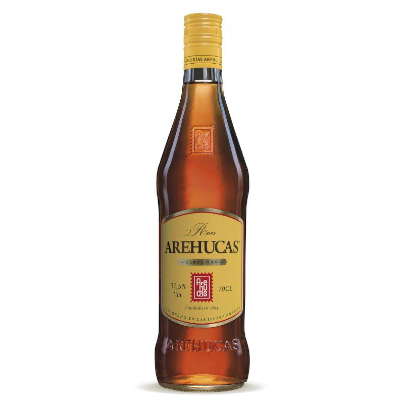 Arehucas Carta Oro Golden Rum 70cl 37.5% ABV – RON MIEL