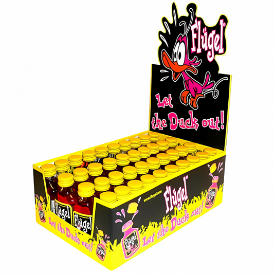 Flugel Vodka Shots 40 x 2cl Bottles + FREE Light-Up Flugel Necklace