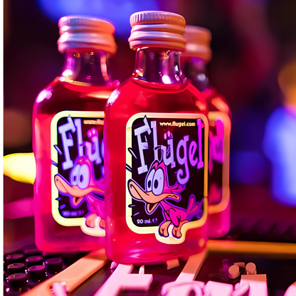 Flugel Vodka Shots 40 x 2cl Bottles + FREE Light-Up Flugel Necklace